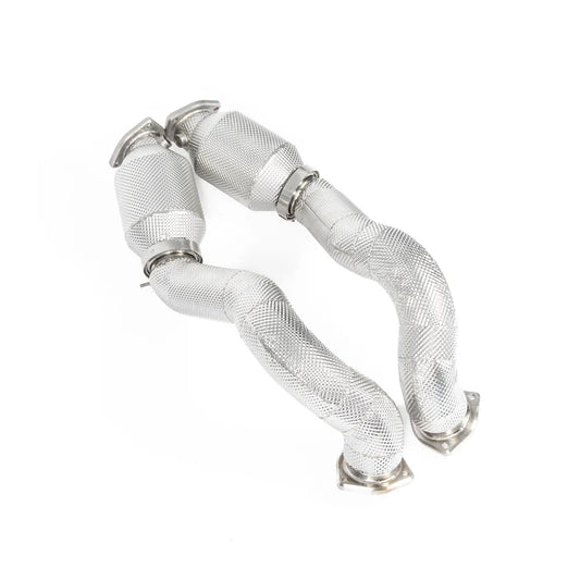 JCR | Porsche 718 GT4 RS TITANIUM LINK PIPES (RACE CATS)