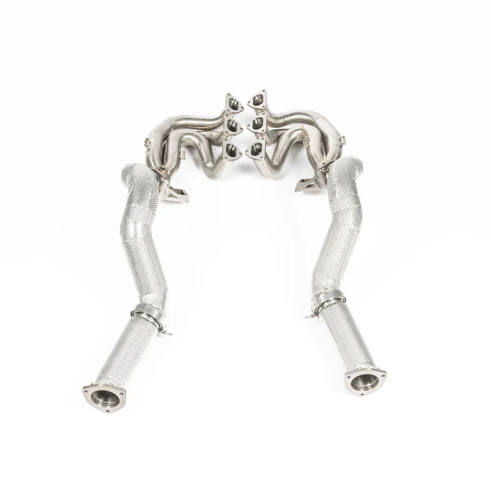 JCR | Porsche 718 GT4 RS INCONEL RACE MANIFOLDS & TITANIUM LINK PIPES (NON SILENCED)