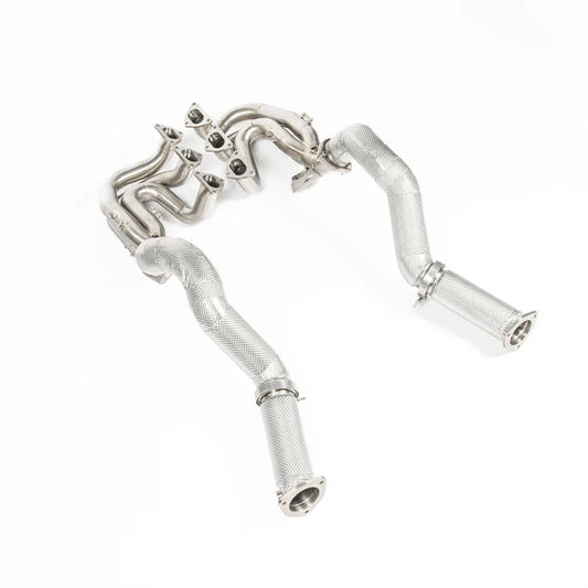 JCR | Porsche 718 GT4 RS INCONEL RACE MANIFOLDS & TITANIUM LINK PIPES (NON SILENCED)