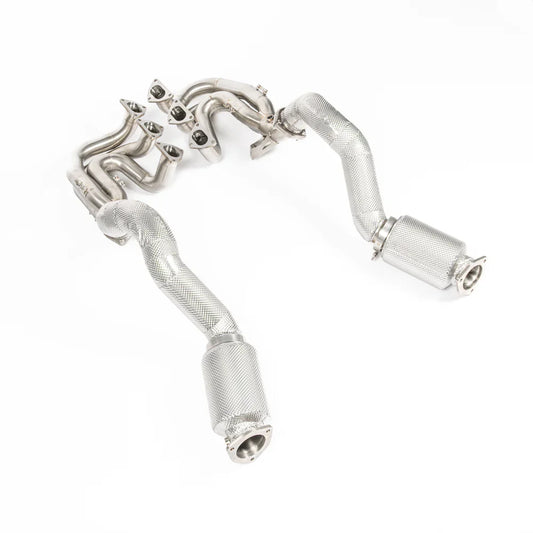 JCR | Porsche 718 GT4 RS INCONEL RACE MANIFOLDS & TITANIUM LINK PIPES (SILENCED)