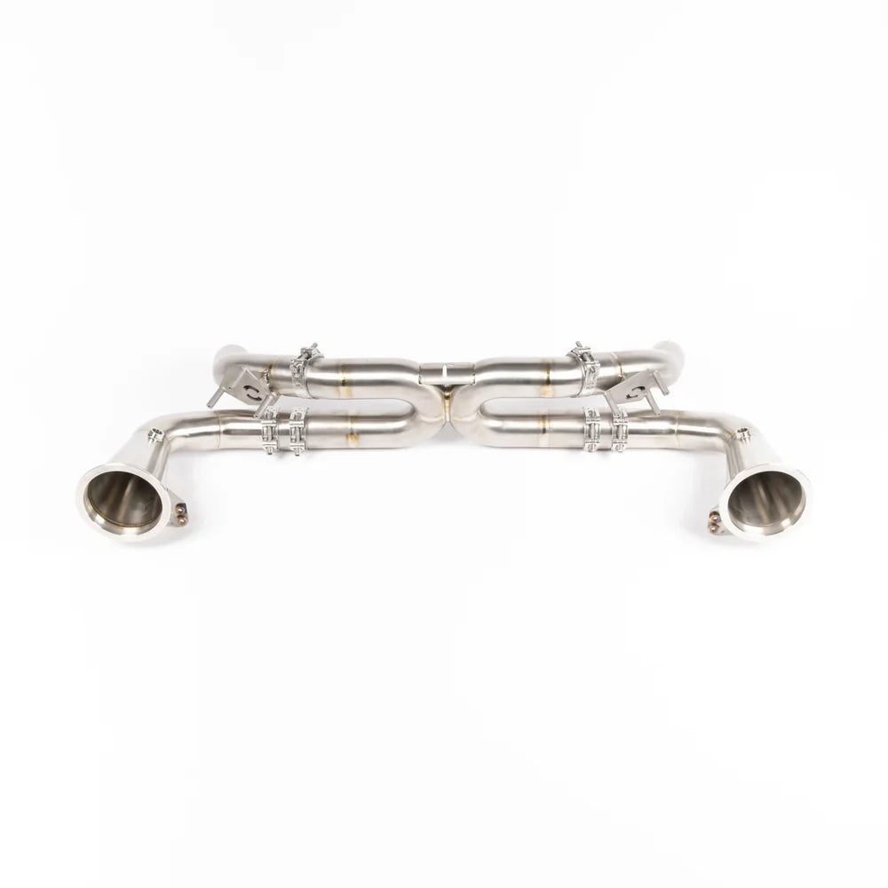 JCR | Porsche 992 CARRERA / TURBO TITANIUM RACE PIPE (NON SILENCED / CAT DELETES)