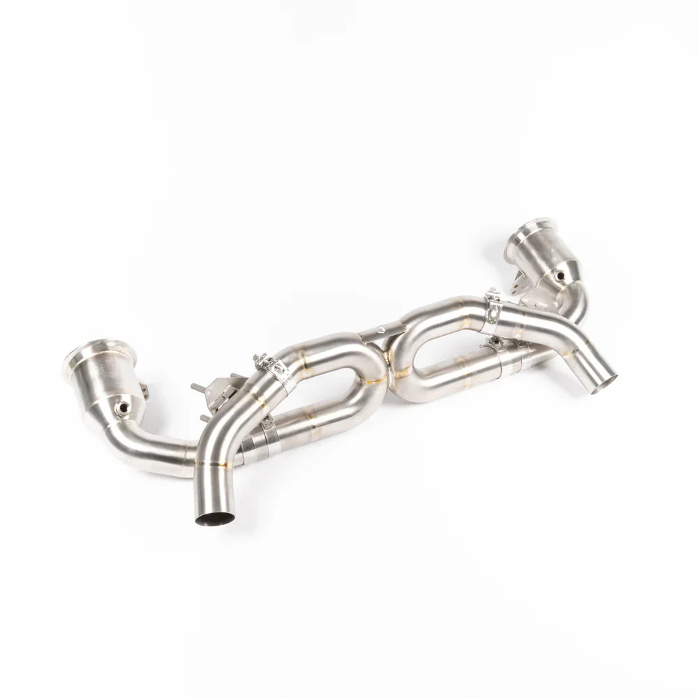 JCR | Porsche 992 CARRERA / TURBO TITANIUM RACE PIPE (NON SILENCED / RACE CATS)