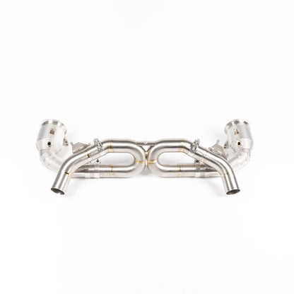 JCR | Porsche 992 CARRERA / TURBO TITANIUM RACE PIPE (NON SILENCED / HEAT SHIELDED RACE CATS)