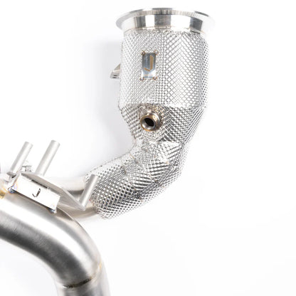 JCR | Porsche 992 CARRERA / TURBO TITANIUM RACE PIPE (NON SILENCED / HEAT SHIELDED RACE CATS)
