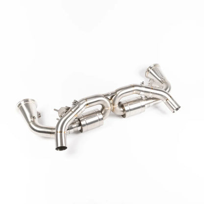 JCR | Porsche 992 CARRERA / TURBO TITANIUM RACE PIPE (SILENCED / CAT DELETES)
