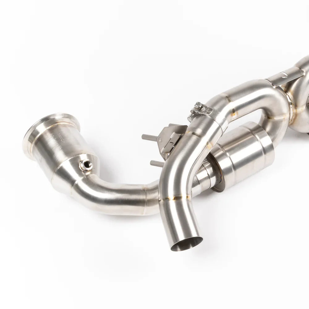 JCR | Porsche 992 CARRERA / TURBO TITANIUM RACE PIPE (SILENCED / RACE CATS)