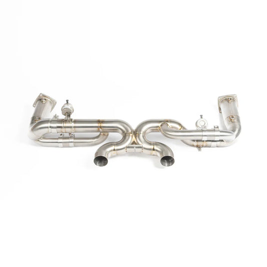 JCR | Porsche 991.2 CARRERA / S / GTS TITANIUM VALVED RACE PIPE (CAT DELETE)