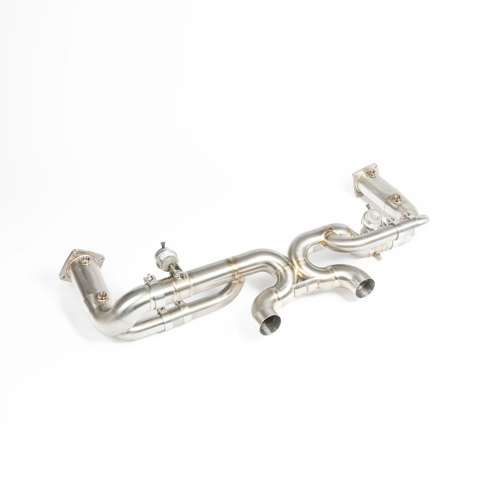 JCR | Porsche 991.2 CARRERA / S / GTS TITANIUM VALVED RACE PIPE (CAT DELETE)