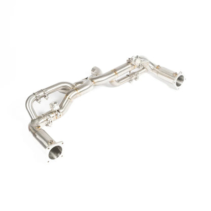 JCR | Porsche 991.2 CARRERA / S / GTS TITANIUM VALVED RACE PIPE (CAT DELETE)