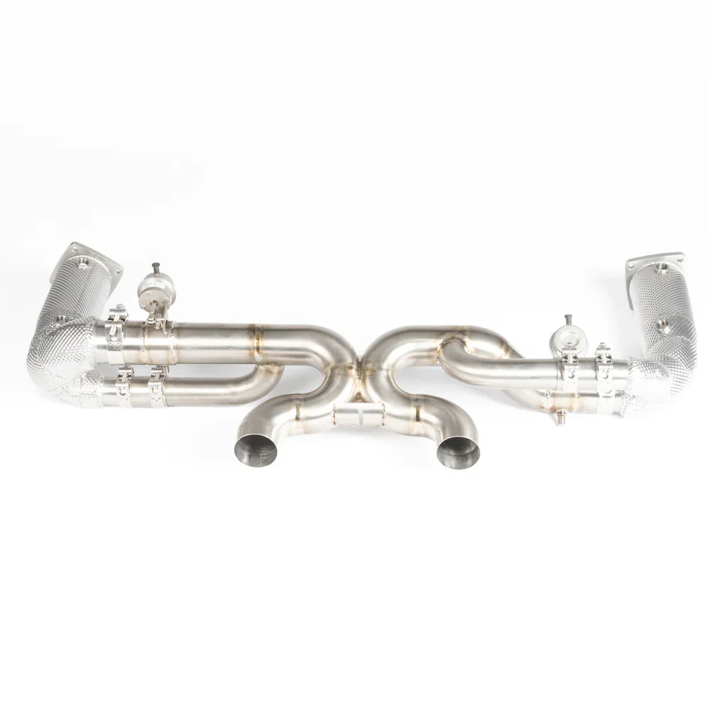 JCR | Porsche 991.2 CARRERA / S / GTS TITANIUM VALVED RACE PIPE (CAT DELETE)