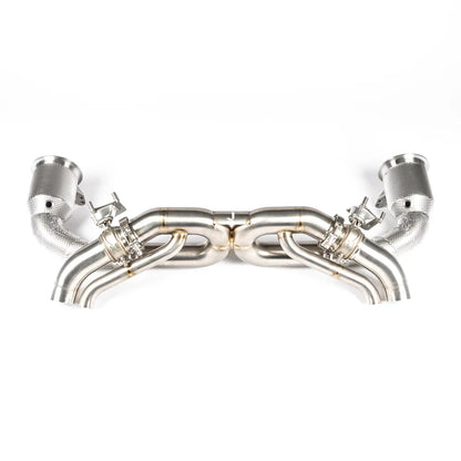JCR | Porsche 992 CARRERA / TURBO TITANIUM RACE PIPE (VALVED / HEAT SHIELDED RACE CATS)
