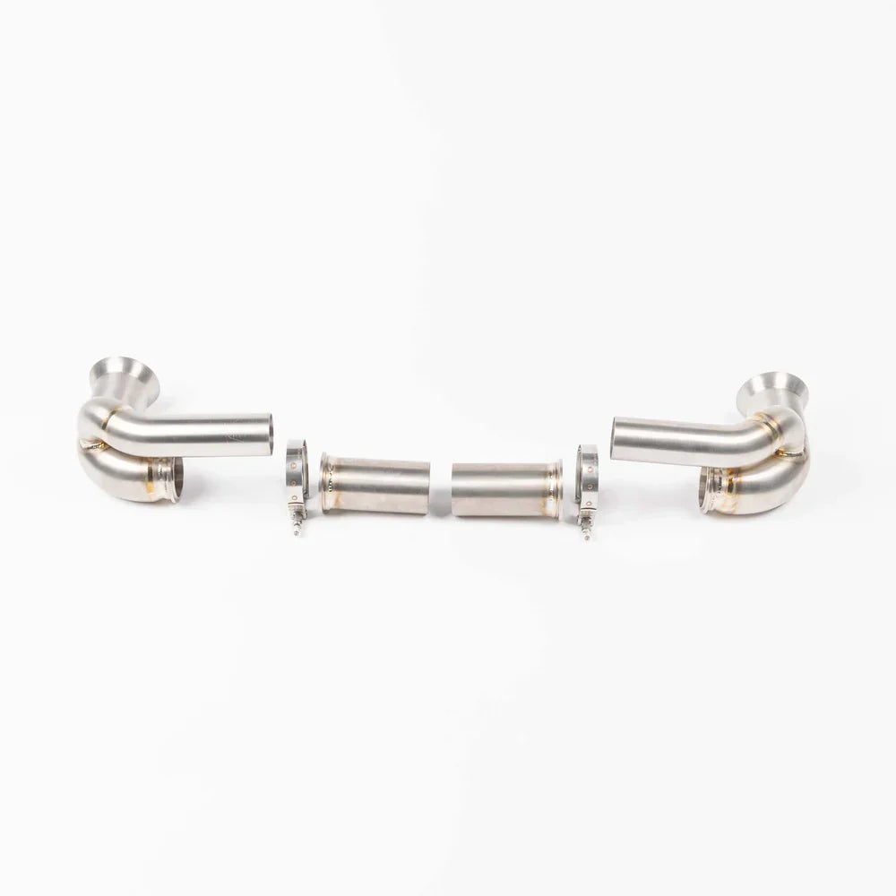 JCR | Porsche 991 / 997 GT3 TITANIUM SIDE SILENCER BYPASS (NON VALVED)