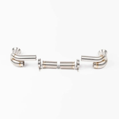 JCR | Porsche 991 / 997 GT3 TITANIUM SIDE SILENCER BYPASS (NON VALVED)