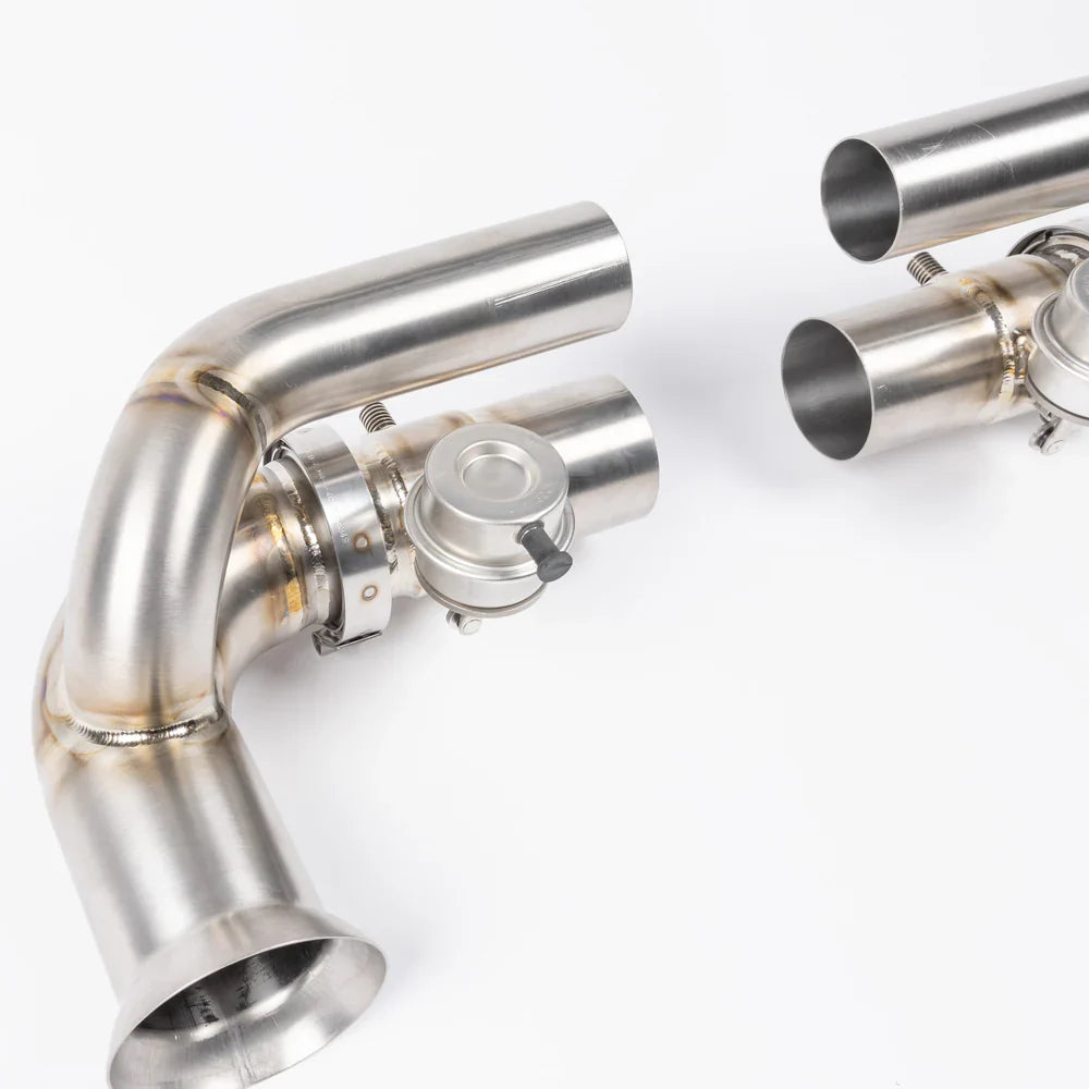 JCR | Porsche 991 / 997 GT3 TITANIUM SIDE SILENCER BYPASS (VALVED)