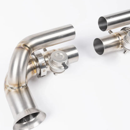 JCR | Porsche 991 / 997 GT3 TITANIUM SIDE SILENCER BYPASS (VALVED)