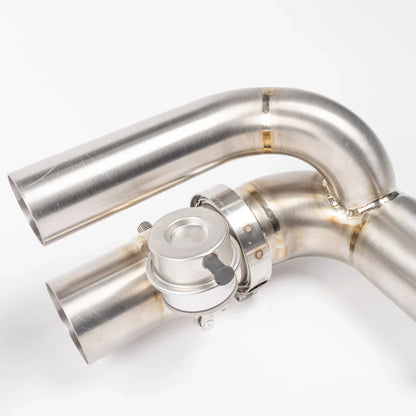 JCR | Porsche 991 / 997 GT3 TITANIUM SIDE SILENCER BYPASS (VALVED)