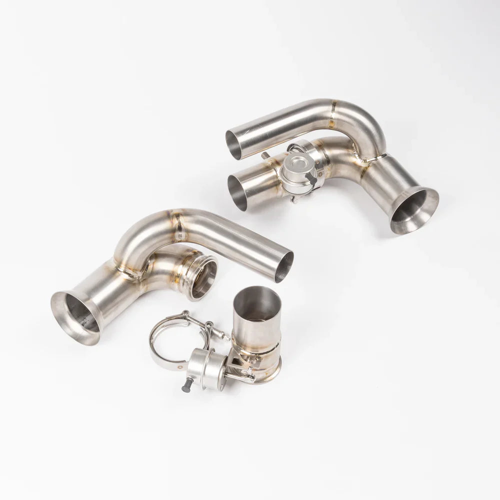 JCR | Porsche 991 / 997 GT3 TITANIUM SIDE SILENCER BYPASS (VALVED)