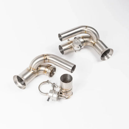 JCR | Porsche 991 / 997 GT3 TITANIUM SIDE SILENCER BYPASS (VALVED)
