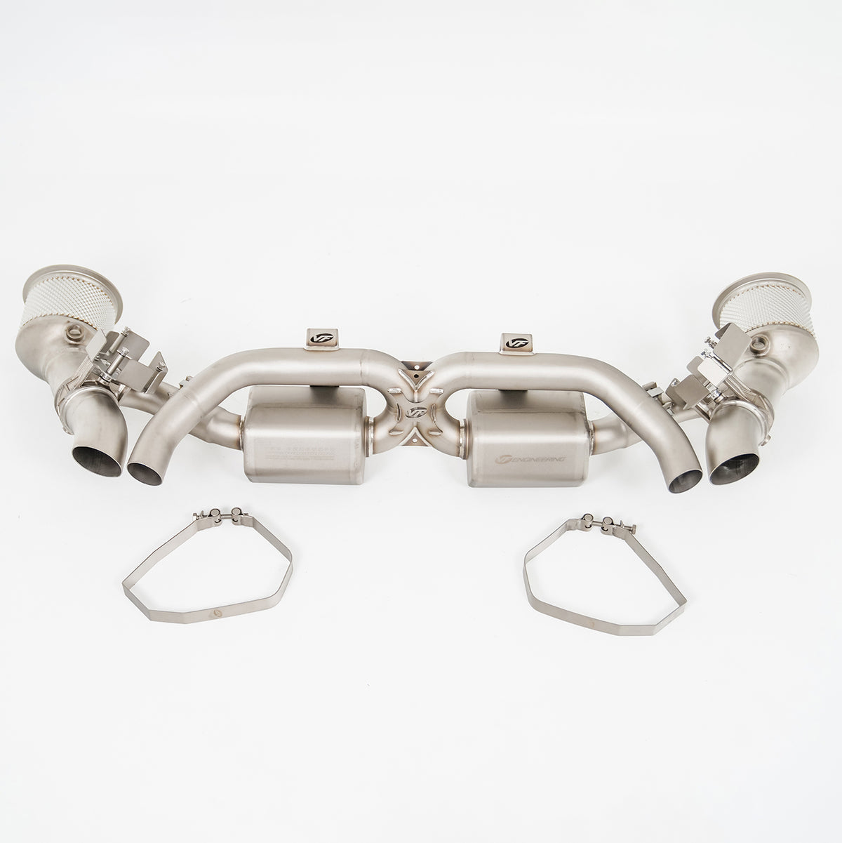 VF Engineering | TITANIUM VALVED CATBACK EXHAUST SYSTEM - 2019-2024 PORSCHE 911 TURBO/TURBO S