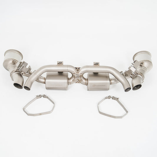 VF Engineering | TITANIUM VALVED CATBACK EXHAUST SYSTEM - 2019-2024 PORSCHE 911 TURBO/TURBO S