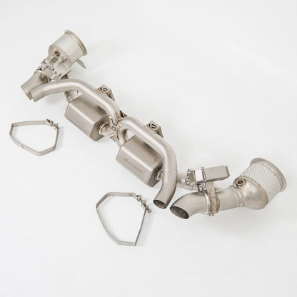 VF Engineering | TITANIUM VALVED CATBACK EXHAUST SYSTEM - 2019-2024 PORSCHE 911 TURBO/TURBO S