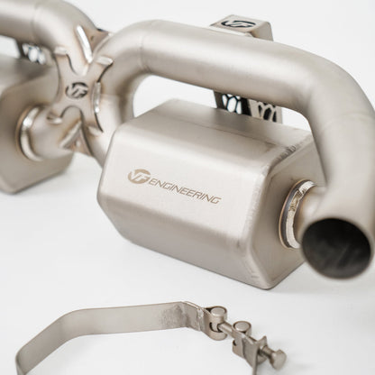 VF Engineering | TITANIUM VALVED CATBACK EXHAUST SYSTEM - 2019-2024 PORSCHE 911 TURBO/TURBO S