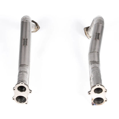 JCR | Porsche 718 GT4 / SPYDER / GTS 4.0 TITANIUM LINK PIPES - (NON SILENCED)