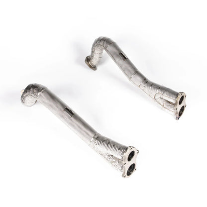 JCR | Porsche 718 GT4 / SPYDER / GTS 4.0 TITANIUM LINK PIPES - (NON SILENCED)