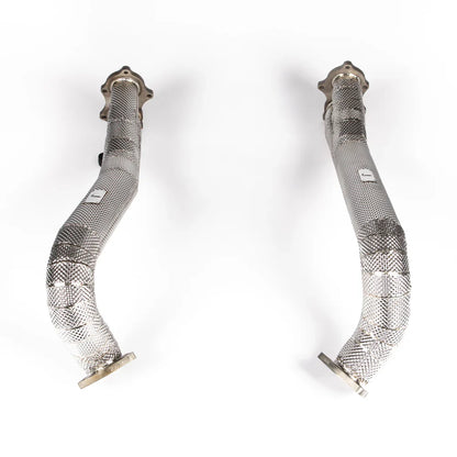 JCR | Porsche 718 GT4 / SPYDER / GTS 4.0 TITANIUM LINK PIPES - (NON SILENCED)