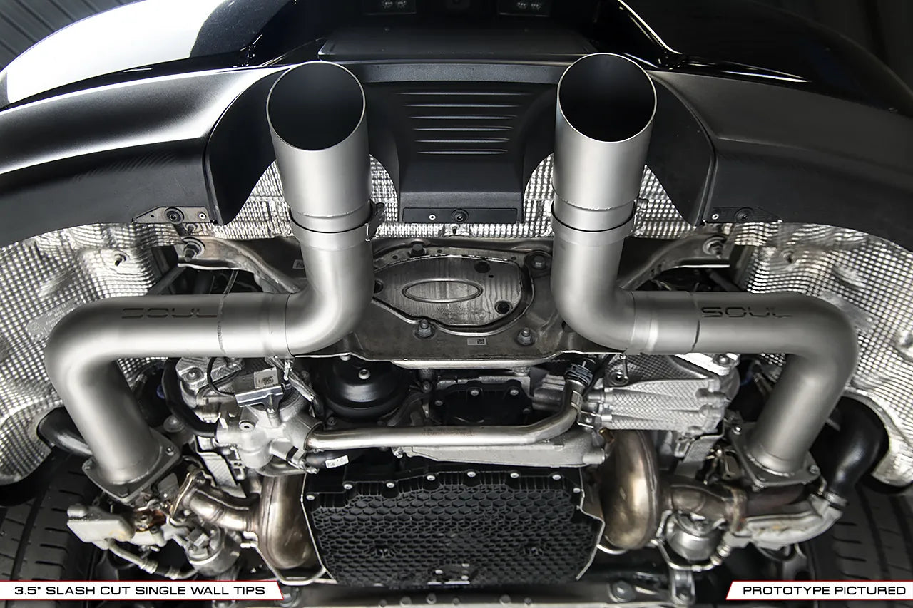 Porsche 991.2 Carrera (with PSE) Trackback Turbo Back Exhaust