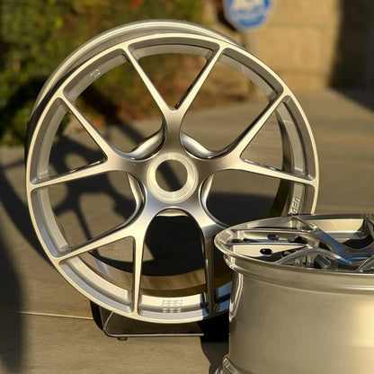 BBS FI-R Evo 20x9.5 +44, 21x12 +70 CL Diamond Silver (SET)