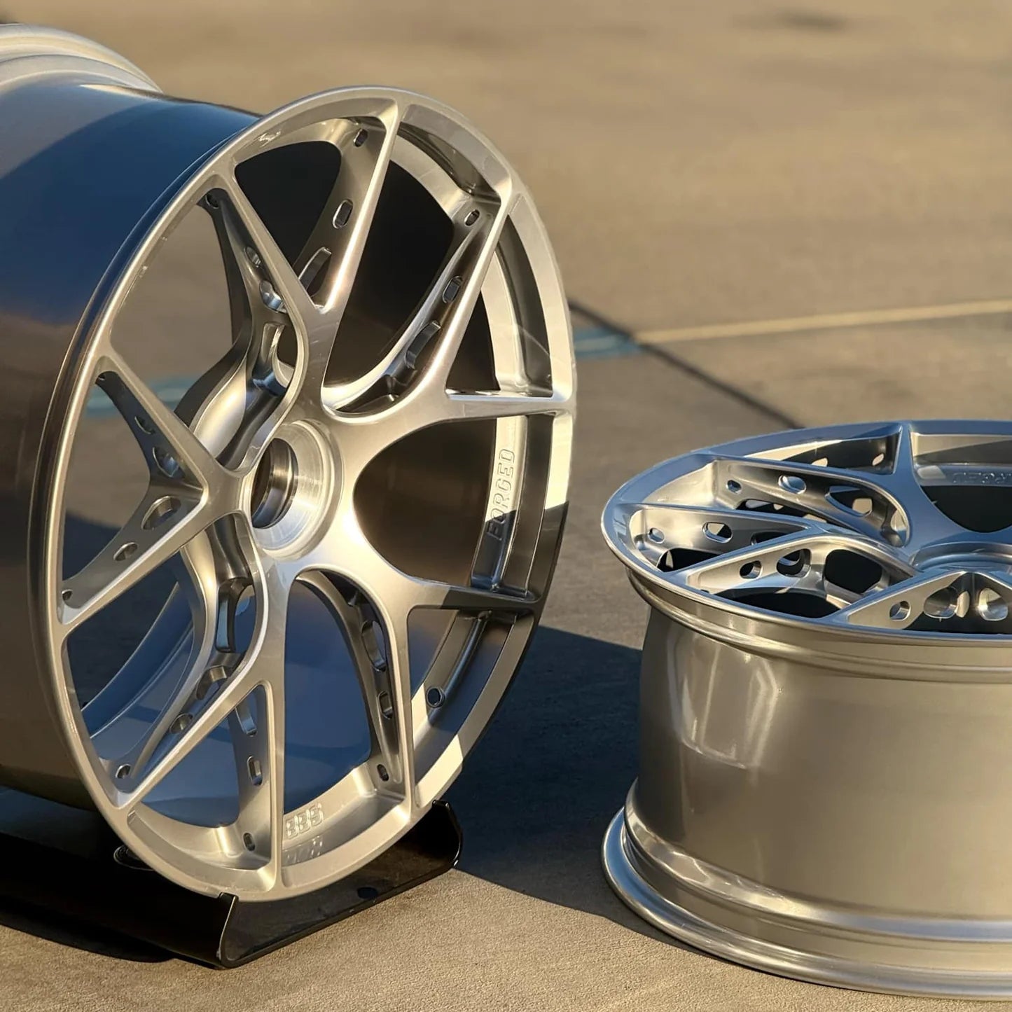 BBS FI-R Evo 20x9.5 +44, 21x12 +70 CL Diamond Silver (SET)