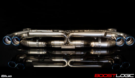 Boost Logic Porsche 991 Turbo Titanium Exhaust