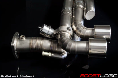 Boost Logic Porsche 991 Turbo Titanium Exhaust
