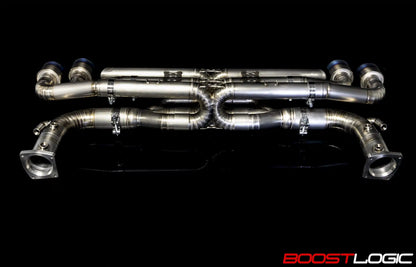 Boost Logic Porsche 991 Turbo Titanium Exhaust