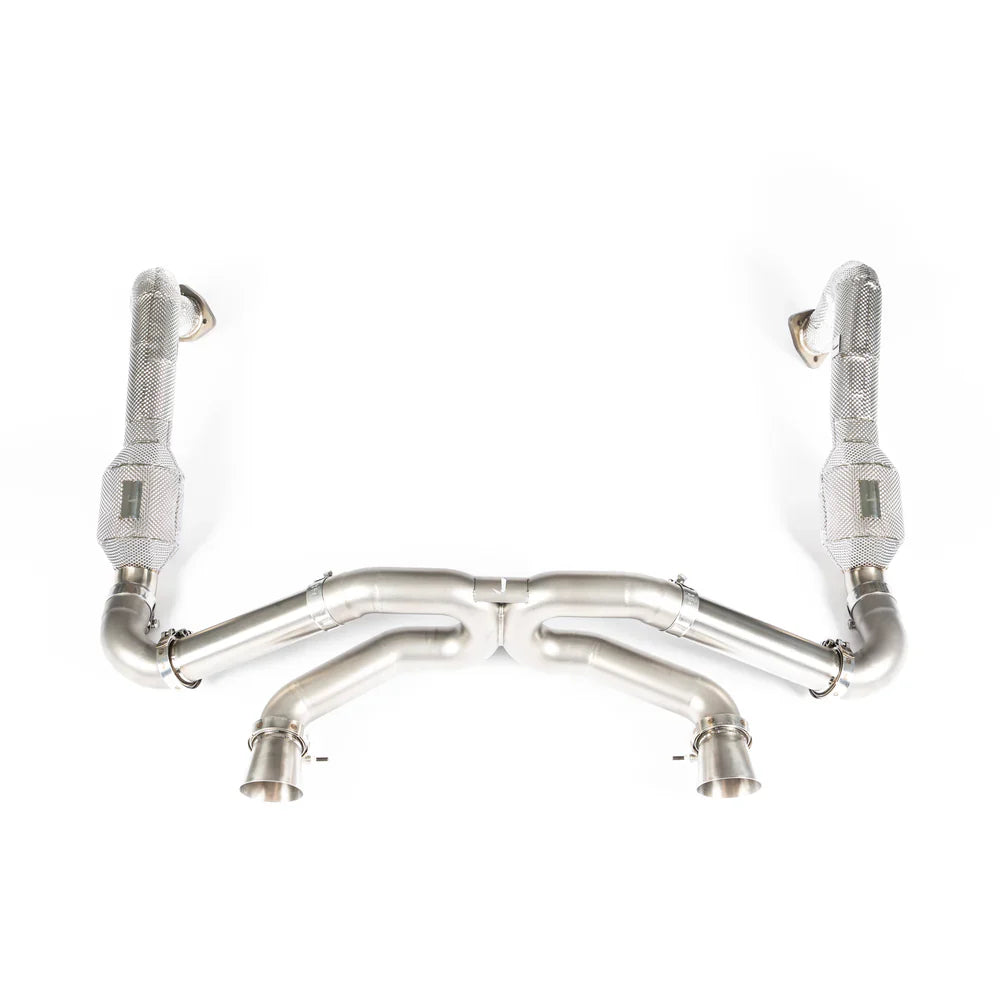 JCR | Porsche 718 GT4 / SPYDER / GTS 4.0 TITANIUM SUPERLIGHT RACE PIPE (CATTED / NON SILENCED)