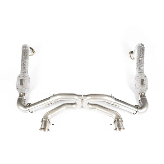 JCR | Porsche 718 GT4 / SPYDER / GTS 4.0 TITANIUM SUPERLIGHT RACE PIPE (CATTED / NON SILENCED)